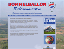 Tablet Screenshot of bommelballon.nl